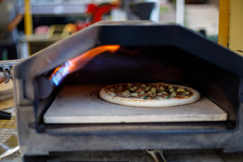 Pizzastein im Pizzaofen