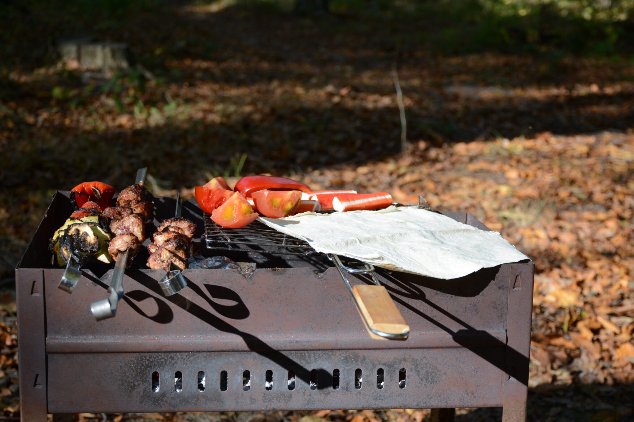 Grill mit Lüftung