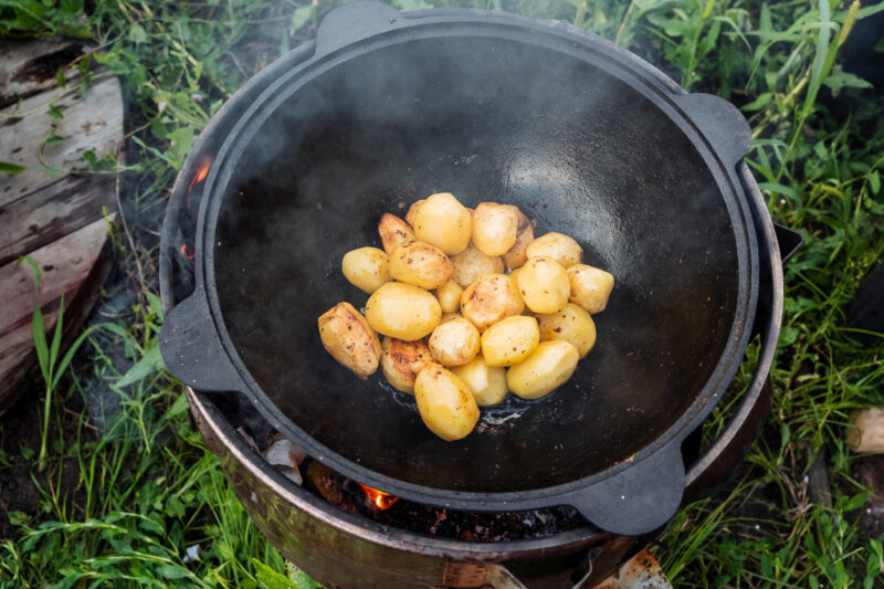 Grillen mit dem Wok
