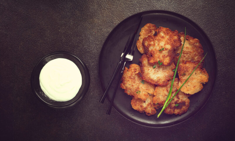 Knusprige Kartoffelpuffer