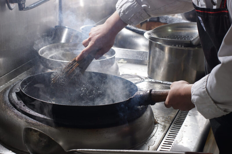 Wok reinigen