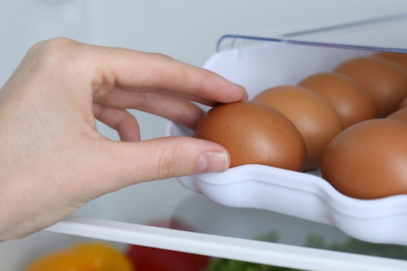 Kühlschrank-Sortiersystem für Eier