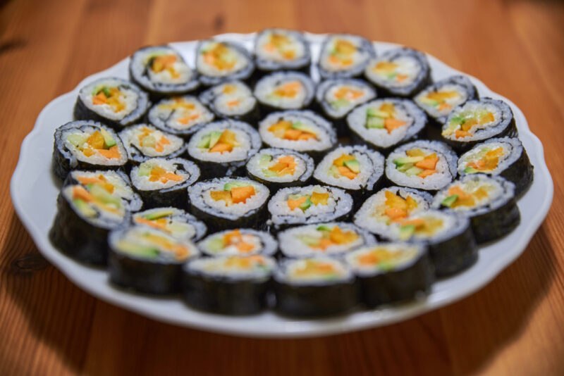 Selbst gemachtes Sushi