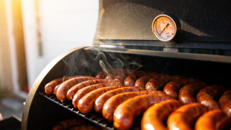 Thermometer auf Grill