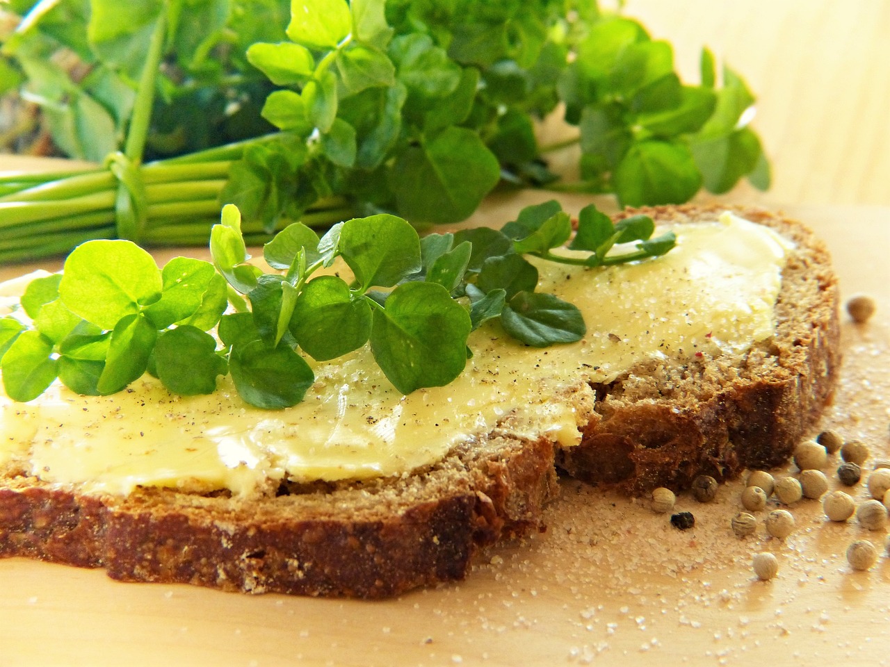 watercress, fresh, loaf