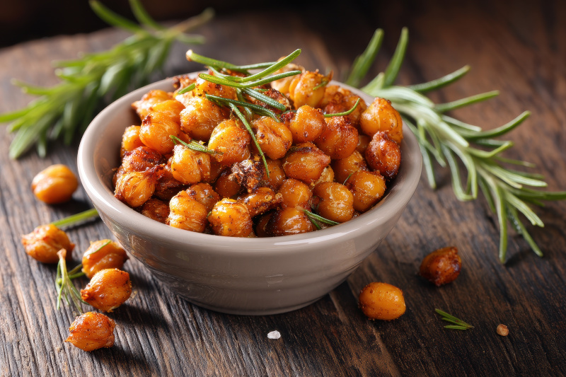 Ein gesunder Snack: Kichererbsen im Airfryer