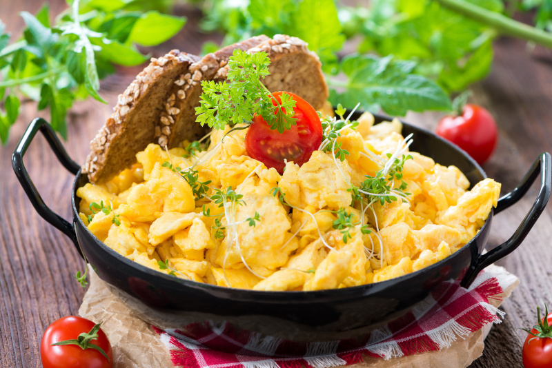 Rührei bei Gastristis essen