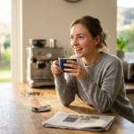 Koffein und Konzentration: Wann Kaffee im Arbeitsalltag wirklich wach macht (KI)